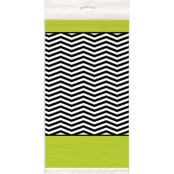 Designer Chevron Birthday Printed Tablecover 137cm x 213cm