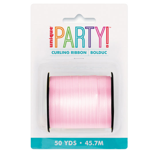 Curling Ribbon Roll - Pastel Pink (91.4m)