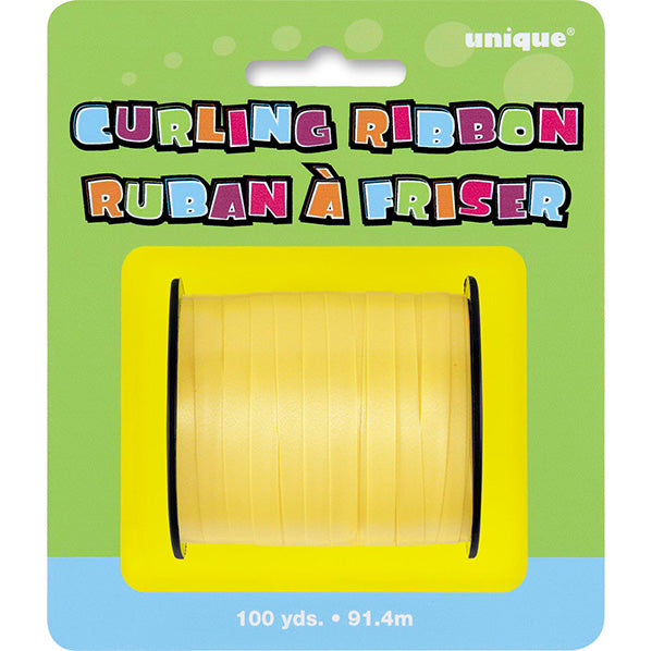 Curling Ribbon Roll - Yellow (91.4m)