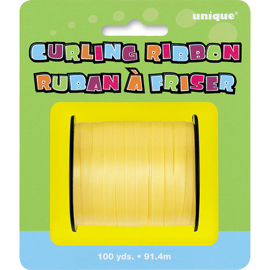 Curling Ribbon Roll - Yellow (91.4m)