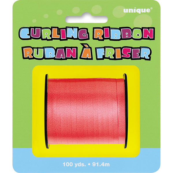 Curling Ribbon Roll - Red (91.4m)