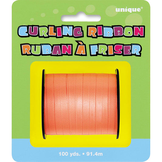 Curling Ribbon Roll - Orange (91.4m)