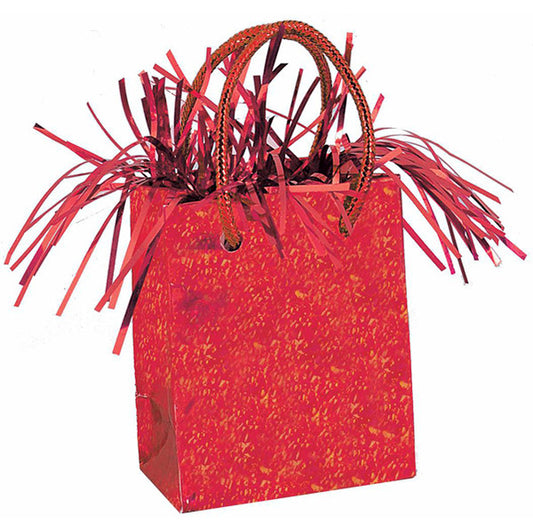 Gift Bag Balloon Weight - Prismatic Red