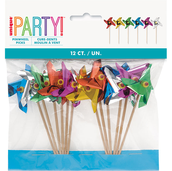 Pinwheel Picks (Pack of 12)