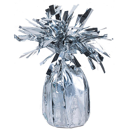 Jumbo Foil Balloon Weight - Silver