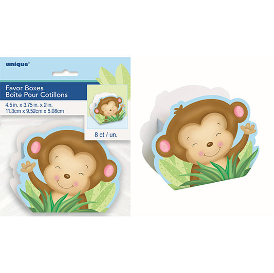 Money Baby Shower Blue Treat Boxes (Pack of 8)