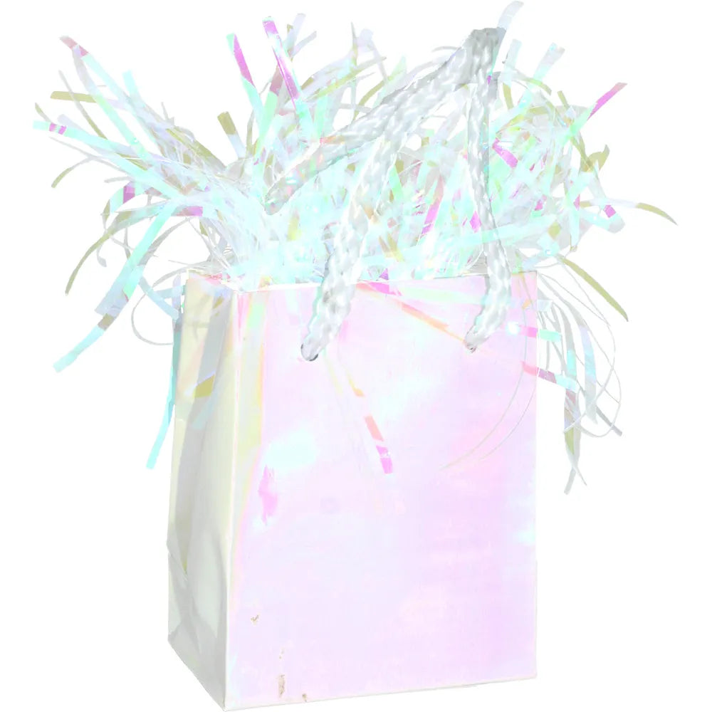 Gift Bag Balloon Weight - Iridescent