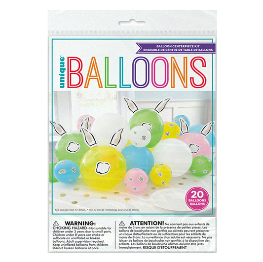 Balloon Centrepiece Kit - Easter (20 piece set)