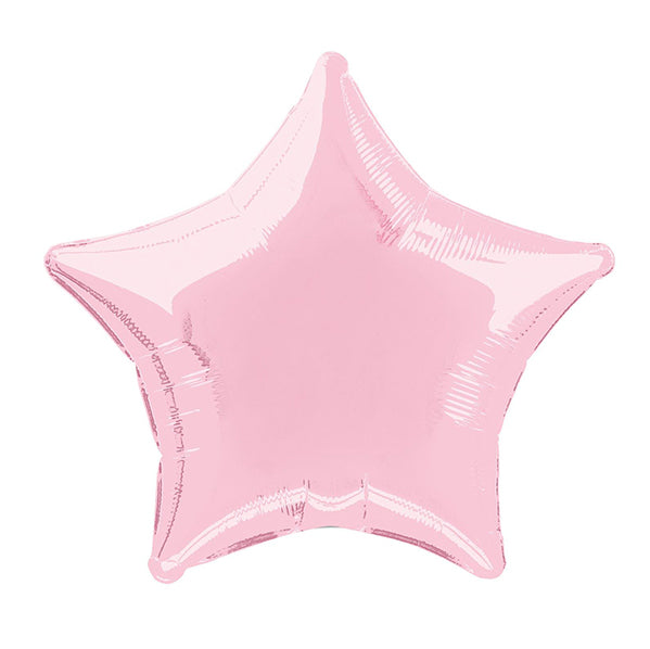 Lovely Pink Star Foil Balloon 50cm