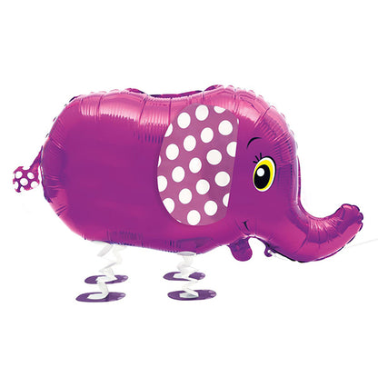 Elephant Walking Foil Balloon