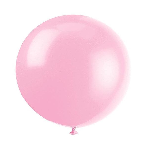 Powder Pink Balloons 91cm (Pack of 6)