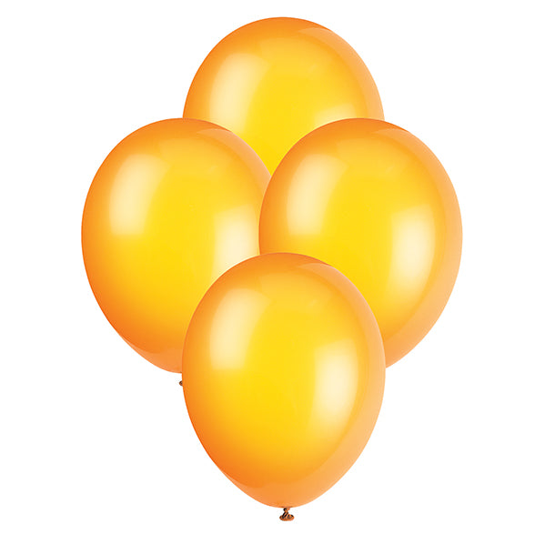 Citrus Orange Crystal Premium Balloons 30cm (Pack of 50)