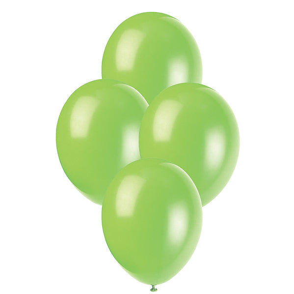 Neon Lime Green Premium Balloons 30cm (Pack of 50)