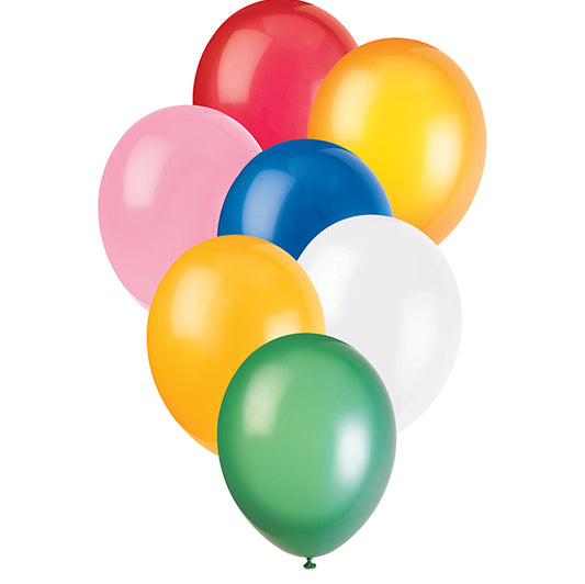 Assorted Colour Premium Balloons 30cm (Pack of 50)