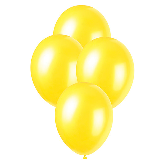 Cajun Yellow Pearl Premium Balloons 30cm (Pack of 50)