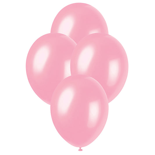 Crystal Pink Pearl Premium Balloons 30cm (Pack of 50)