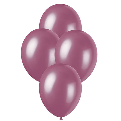 Rich Plum Pearl Premium Balloons 30cm (Pack of 50)