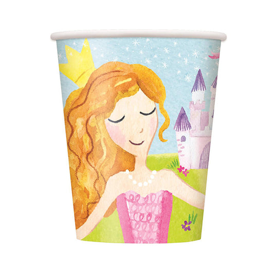 Magical Princess Paper Cups 270ml (Pack of 8)