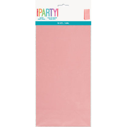 Paper Bags - Lovely Pink (Pack of 12)