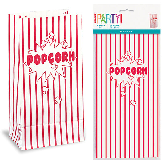 Paper Bags - Popcorn (Pack of 10)