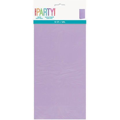 Paper Bags - Lavender (Pack of 12)