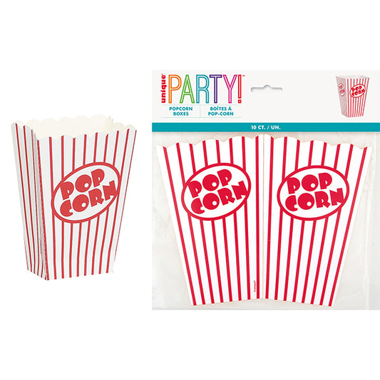 Popcorn Boxes (Pack of 10)