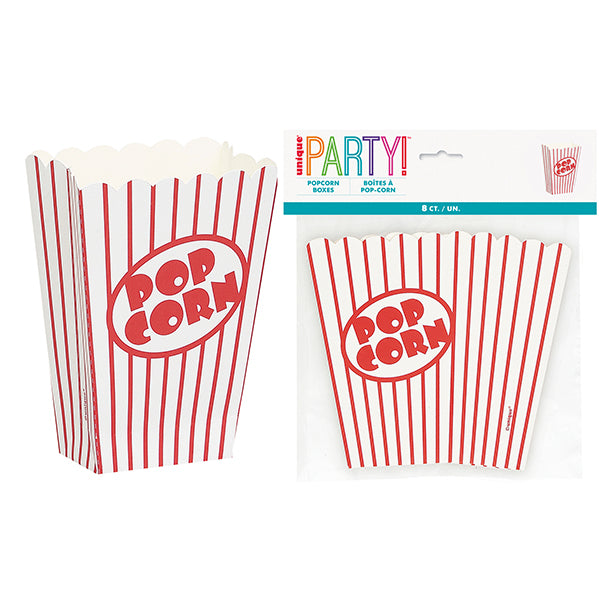 Small Popcorn Boxes (Pack of 8)