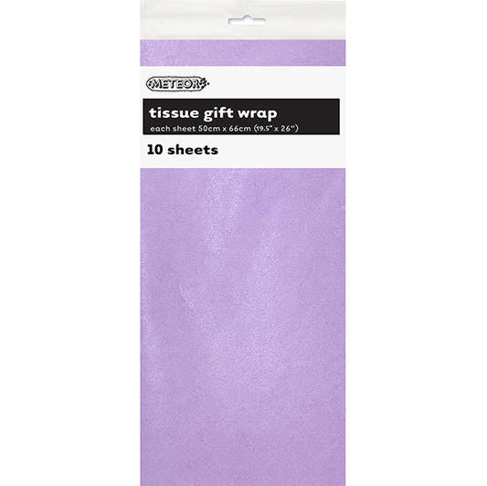 Tissue Paper - Pastel Lavender (10 Sheets)