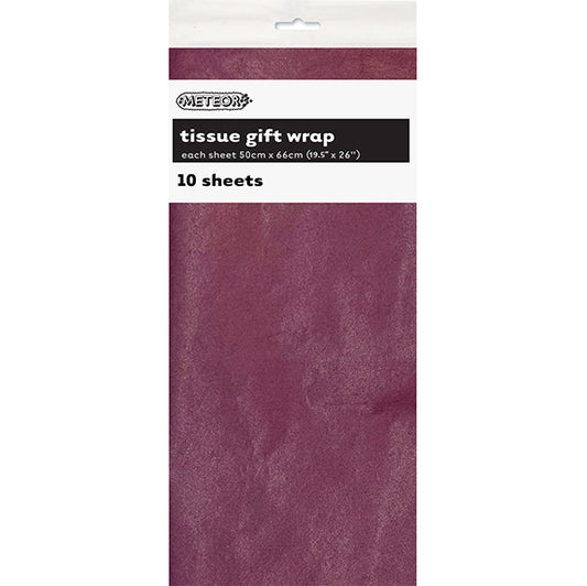 Tissue Paper - Burgundy (10 Sheets)