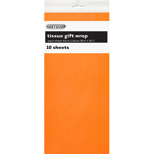 Tissue Paper - Pastel Orange (10 Sheets)