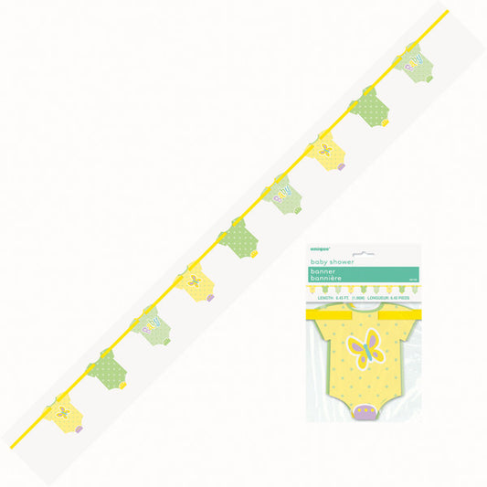 Polka Dots Baby Shower Cutout Banner - 1.96m