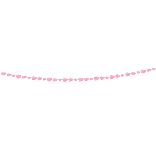 Baby Girl Bootie Paper Garland (2.74m)