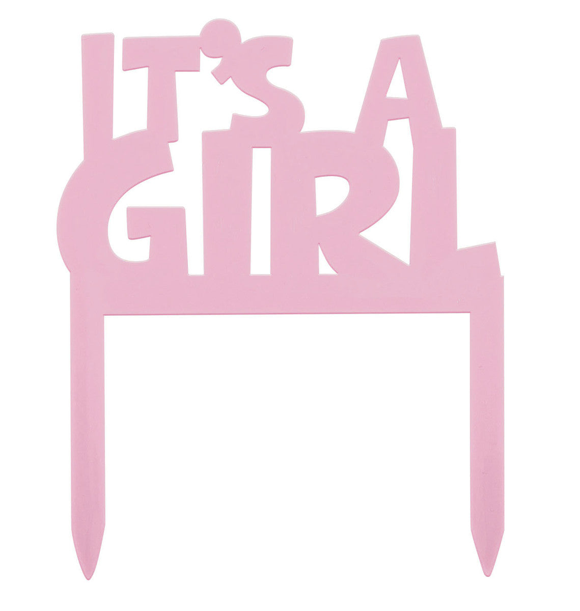 "It's A Girl" Cake Topper (10cm)