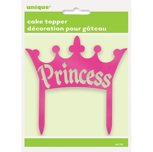 Princess Crown "Princess" Cake Topper (10cm)