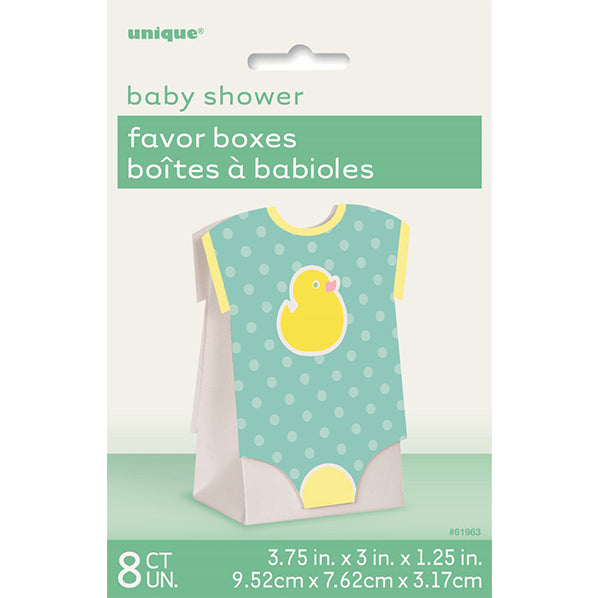 Favour Boxes - Blue Dots Baby Shower (Pack of 8)