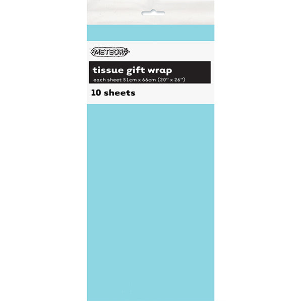 Tissue Paper - Caribbean Teal (10 Sheets)