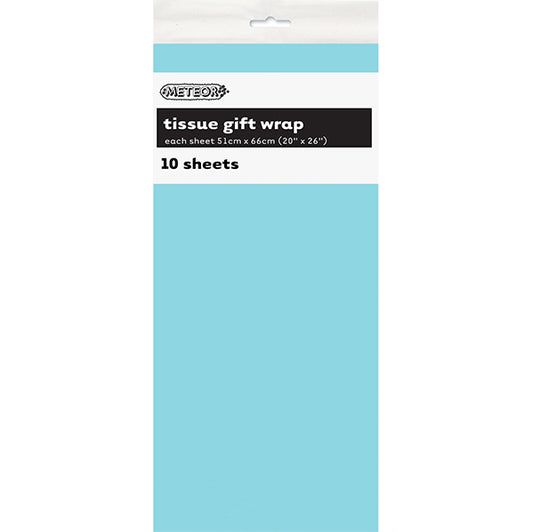 Tissue Paper - Caribbean Teal (10 Sheets)