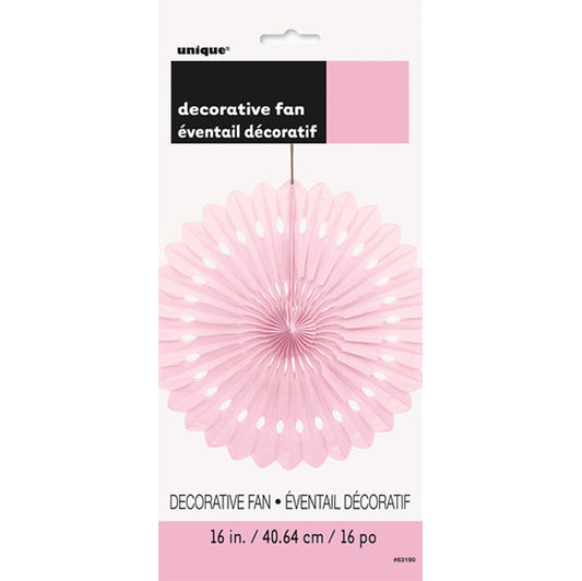 Decorative Fan - Lovely Pink 40cm