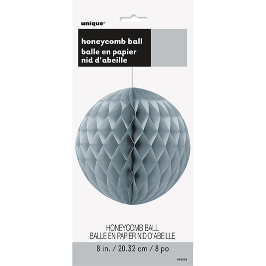 Honeycomb Ball - Silver 20cm