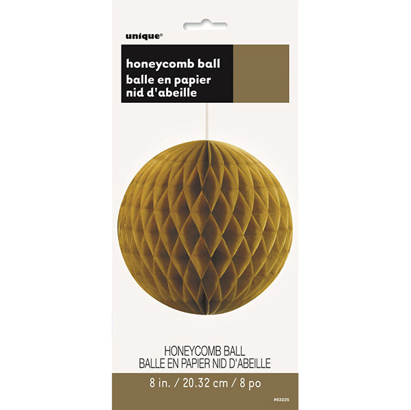 Honeycomb Ball - Gold 20cm