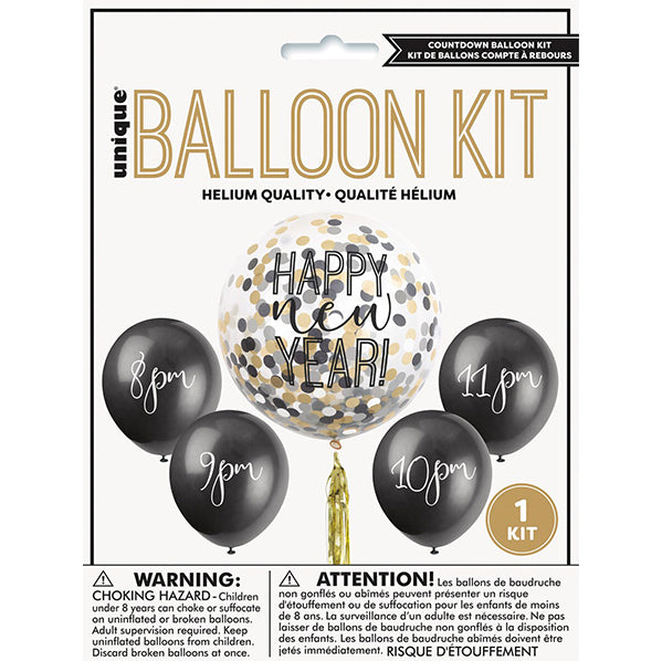 New Year Countdown Balloon Kit