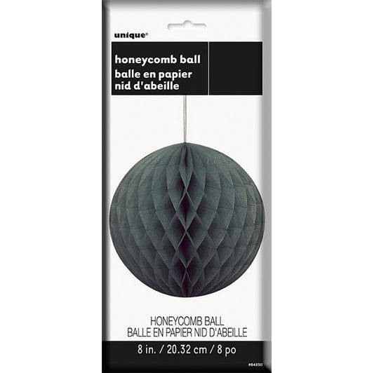 Honeycomb Ball - Midnight Black 20cm