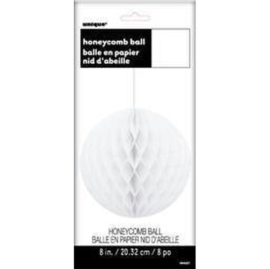 Honeycomb Ball - Bright White 20cm