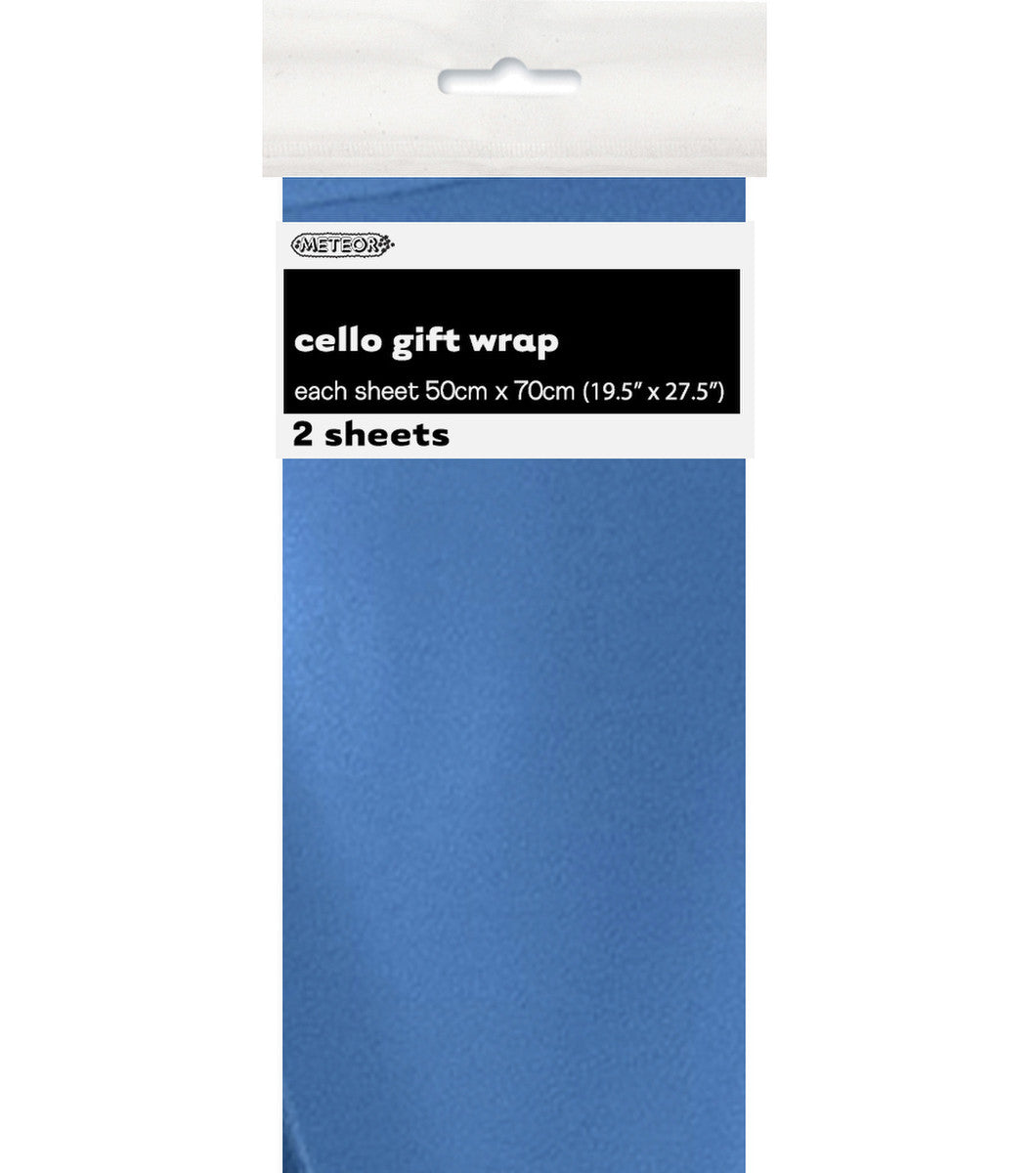 Cello Wrap - Metallic Royal Blue