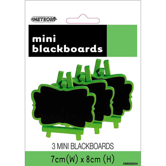 Mini Blackboards - Lime Green (Pack of 3)