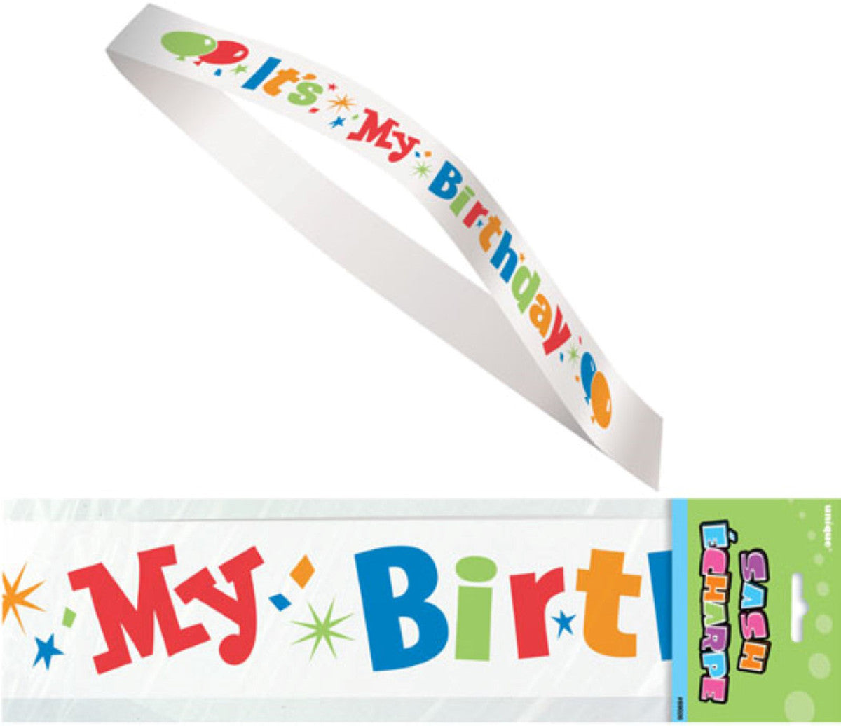 "It's My Birthday" Satin Sash