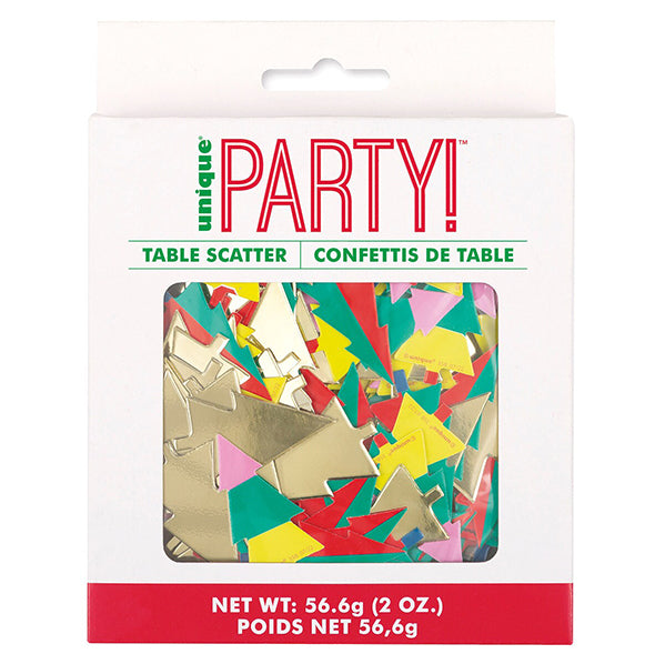 Vibrant Christmas Foil Stamped Table Scatter 56.6g