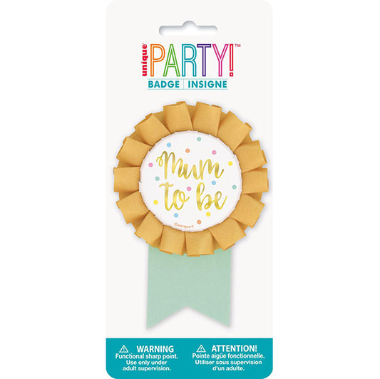 "Mum To Be" Foil Stamped Award Ribbon