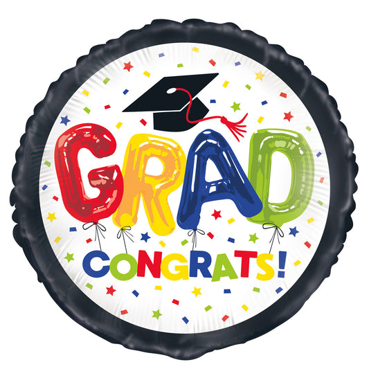 Congrats Grad Foil Balloon 45cm