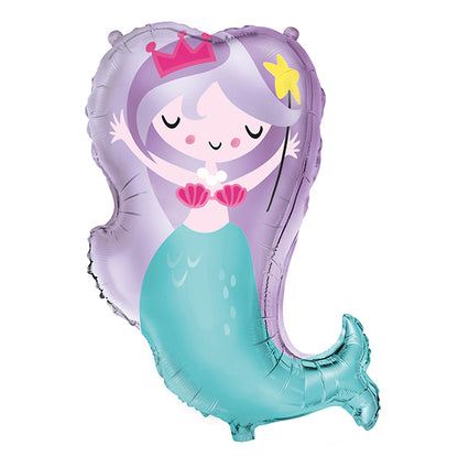 Mermaid Shape Foil Balloon 73.6cm